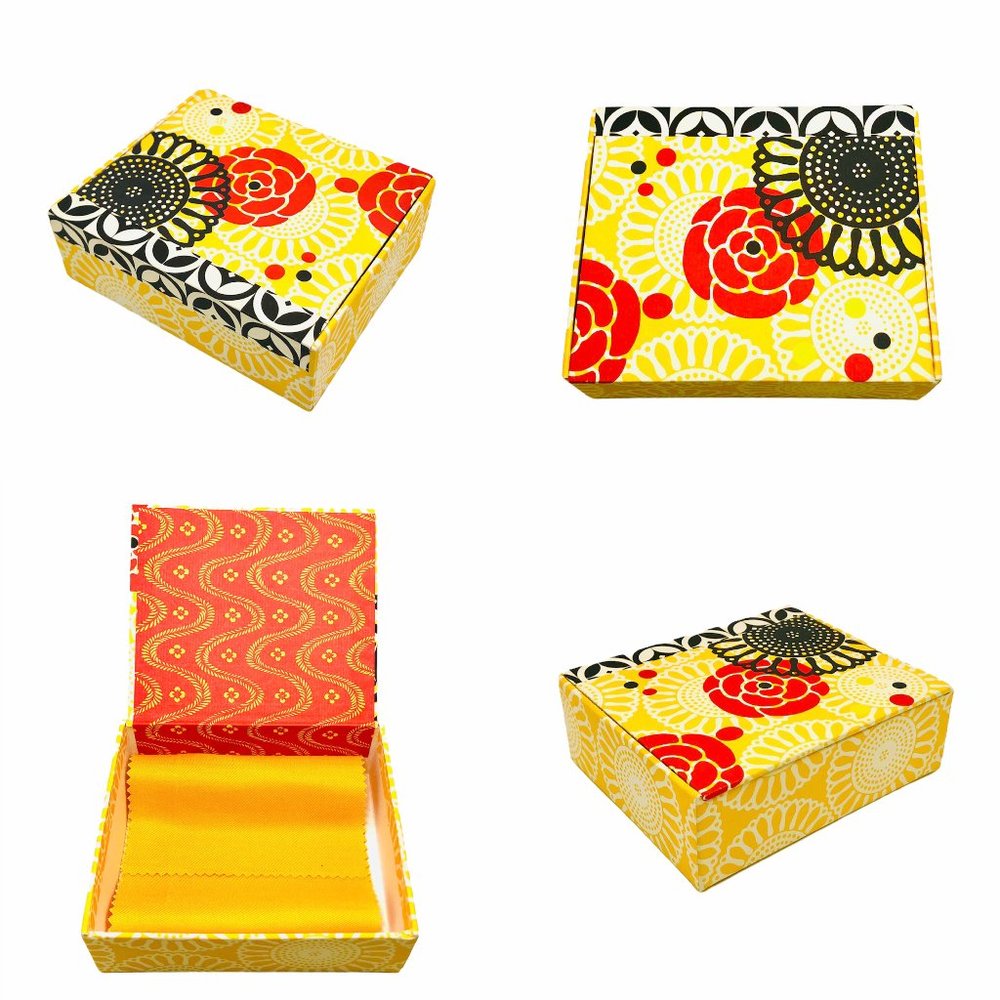 Japanese Floral Furisode Memento Box